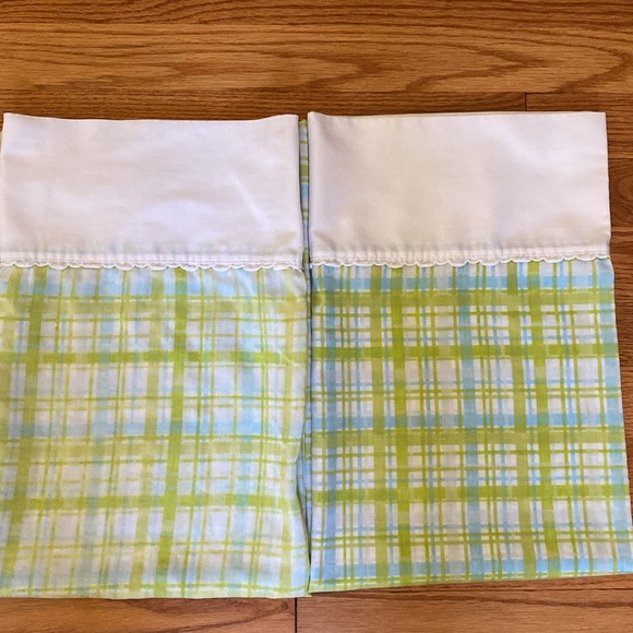 VTG Pair of Pillowcases Springmaid Plaid - Picture 2 of 10